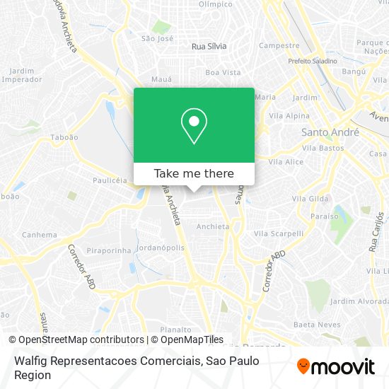 Walfig Representacoes Comerciais map