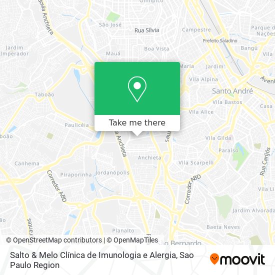 Salto & Melo Clínica de Imunologia e Alergia map