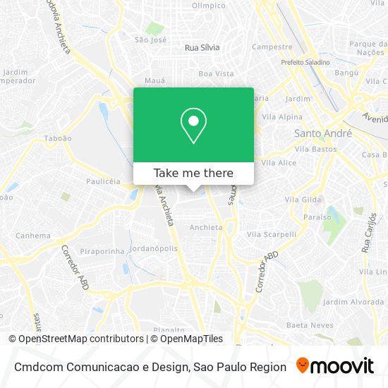 Mapa Cmdcom Comunicacao e Design