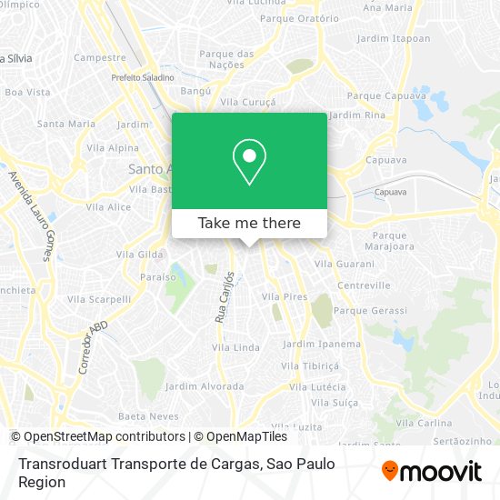 Transroduart Transporte de Cargas map