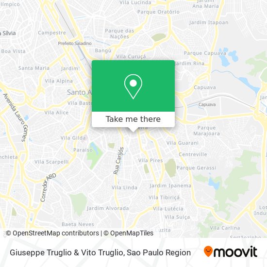 Giuseppe Truglio & Vito Truglio map