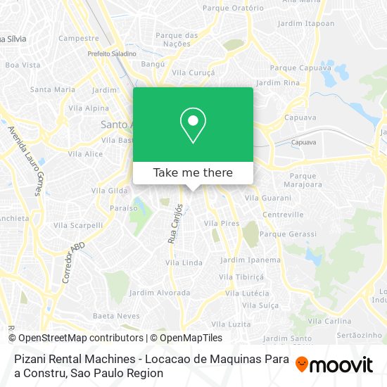 Pizani Rental Machines - Locacao de Maquinas Para a Constru map