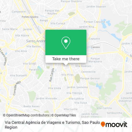 Via Central Agência de Viagens e Turismo map