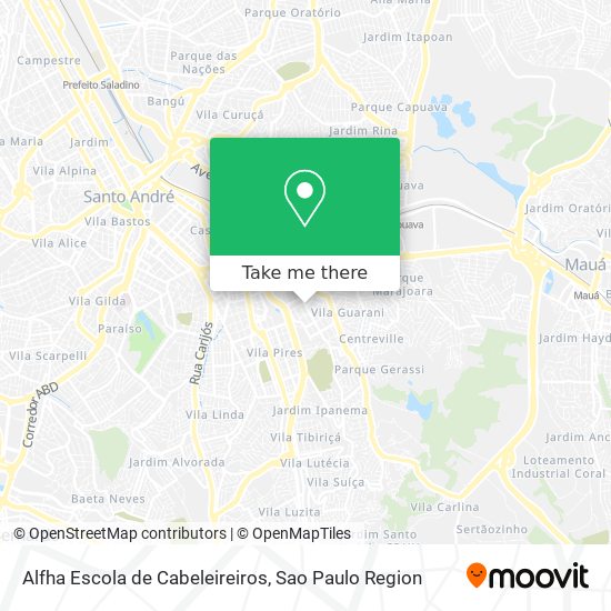 Alfha Escola de Cabeleireiros map