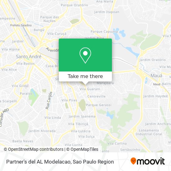 Partner's del AL Modelacao map