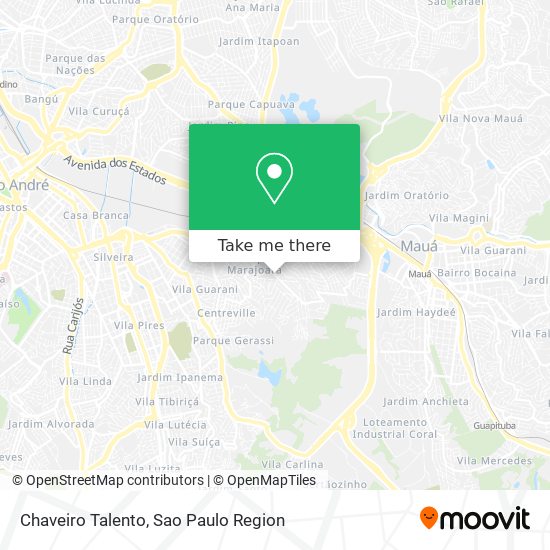 Chaveiro Talento map