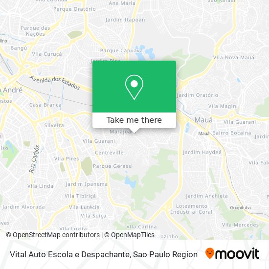 Vital Auto Escola e Despachante map