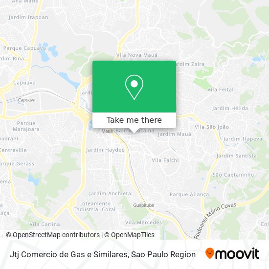 Jtj Comercio de Gas e Similares map