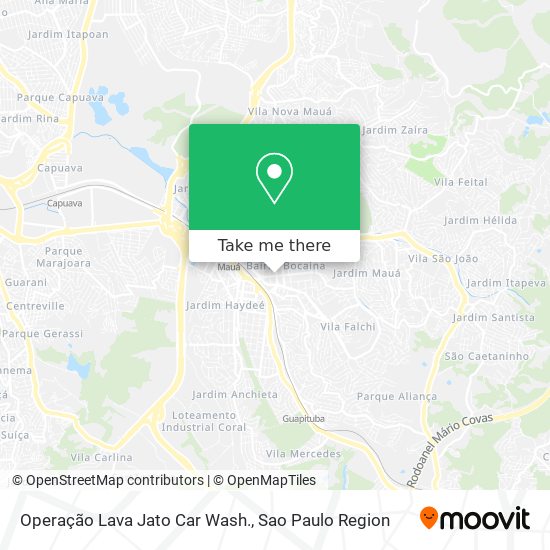 Operação Lava Jato Car Wash. map