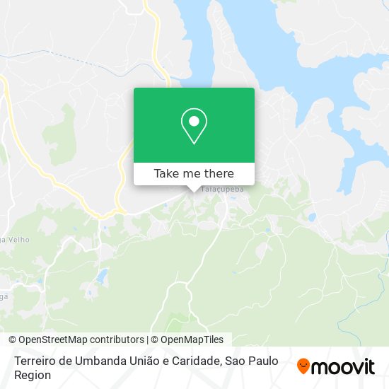 Terreiro de Umbanda União e Caridade map