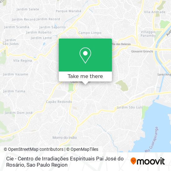 Cie - Centro de Irradiações Espirituais Pai José do Rosário map