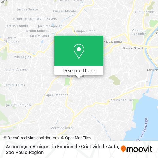 Associação Amigos da Fábrica de Criatividade Aafa map