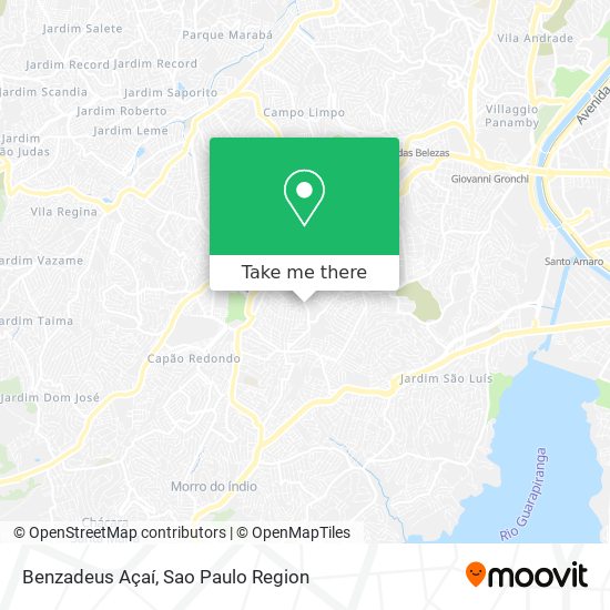 Benzadeus Açaí map