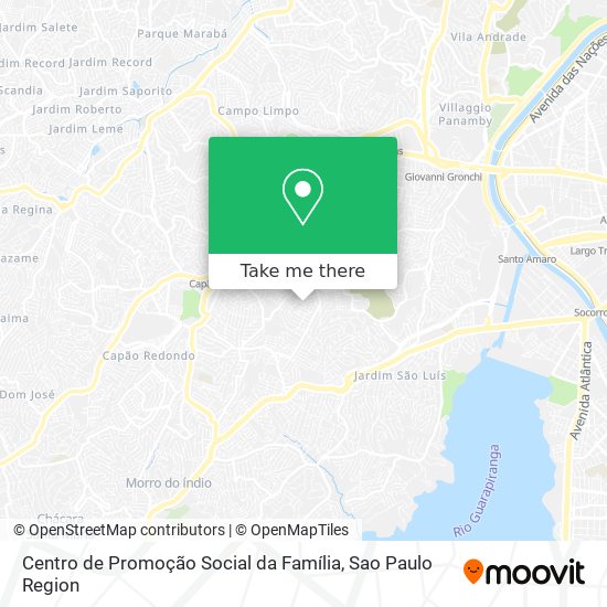 Centro de Promoção Social da Família map