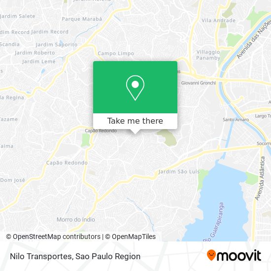 Mapa Nilo Transportes