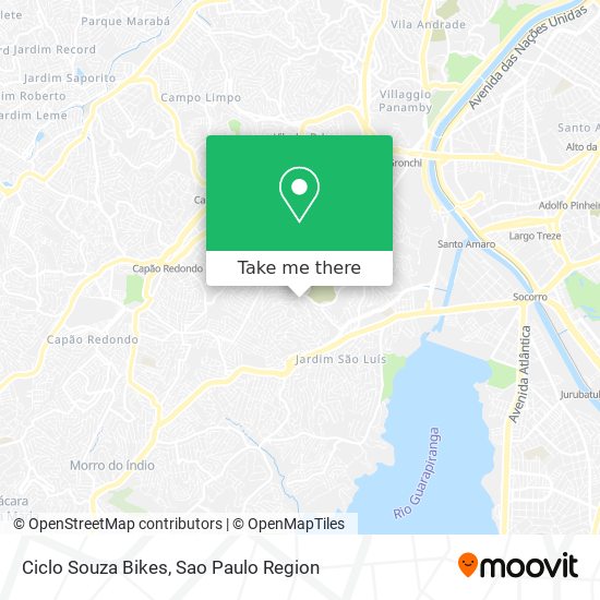 Ciclo Souza Bikes map