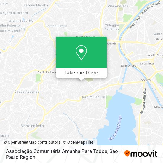 Associação Comunitária Amanha Para Todos map