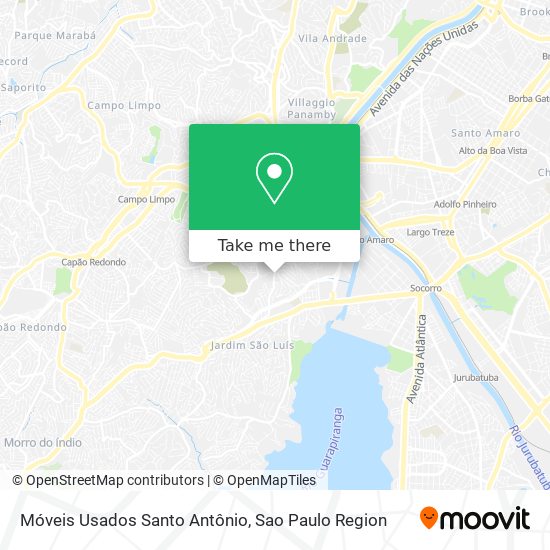 Móveis Usados Santo Antônio map