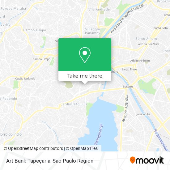 Art Bank Tapeçaria map