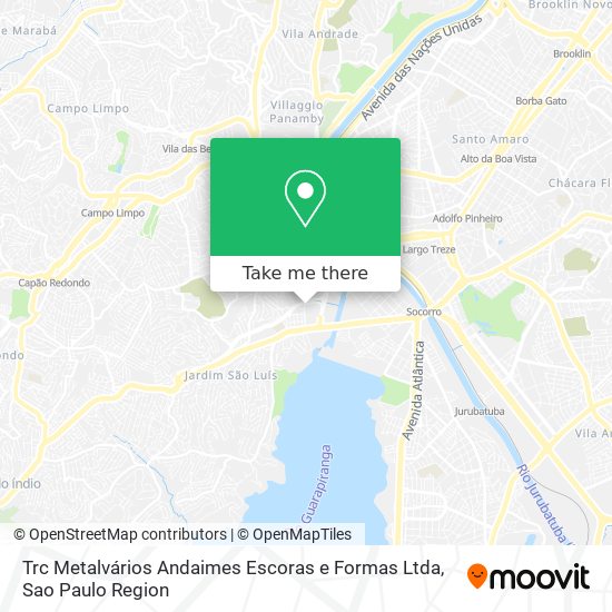 Mapa Trc Metalvários Andaimes Escoras e Formas Ltda