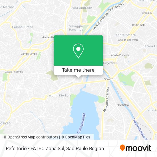 Refeitório - FATEC Zona Sul map