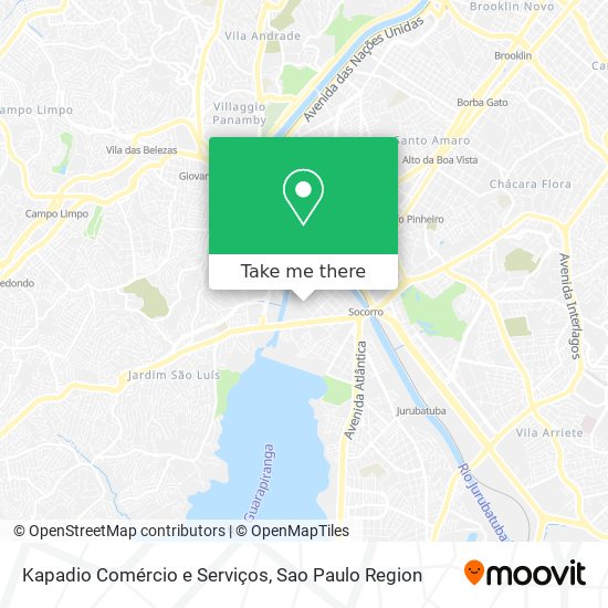 Kapadio Comércio e Serviços map