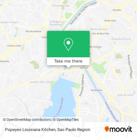 Mapa Popeyes Louisiana Kitchen