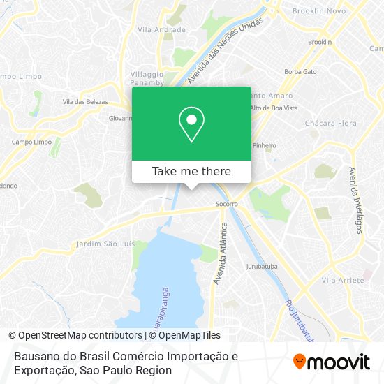 Bausano do Brasil Comércio Importação e Exportação map