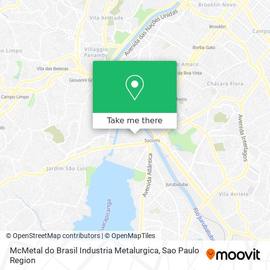 McMetal do Brasil Industria Metalurgica map