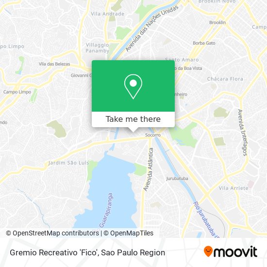 Gremio Recreativo 'Fico' map