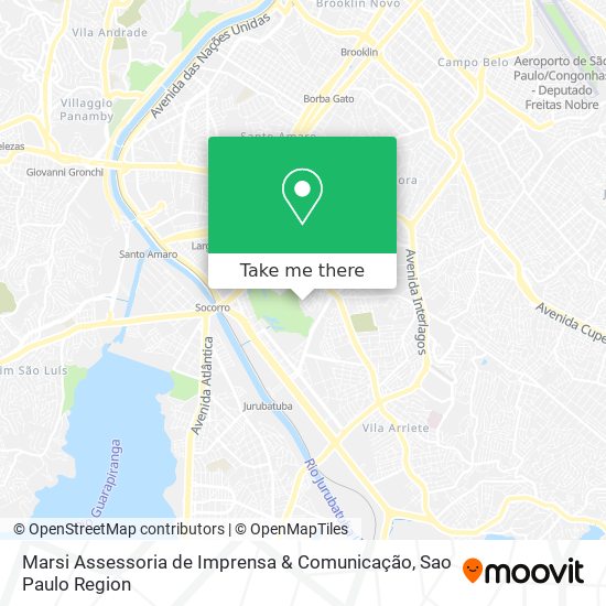 Marsi Assessoria de Imprensa & Comunicação map