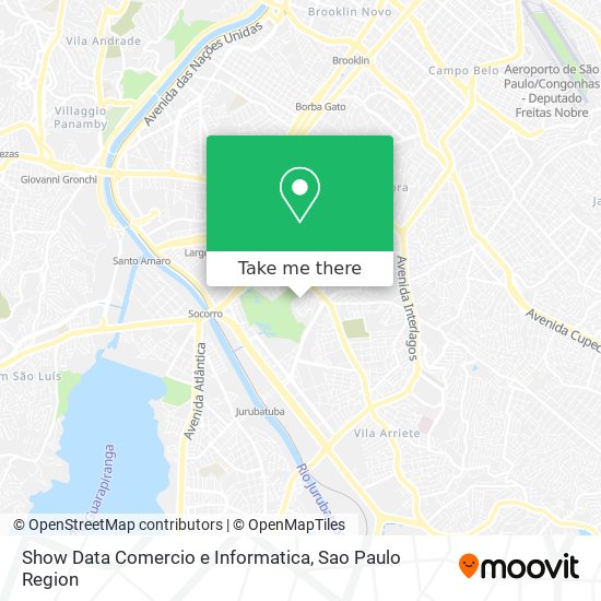 Mapa Show Data Comercio e Informatica