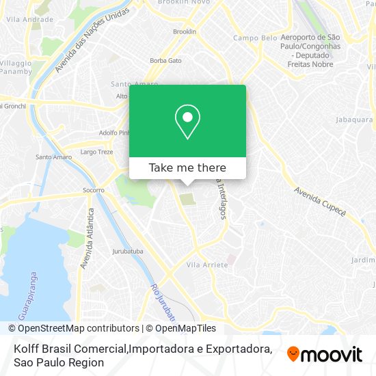 Kolff Brasil Comercial,Importadora e Exportadora map