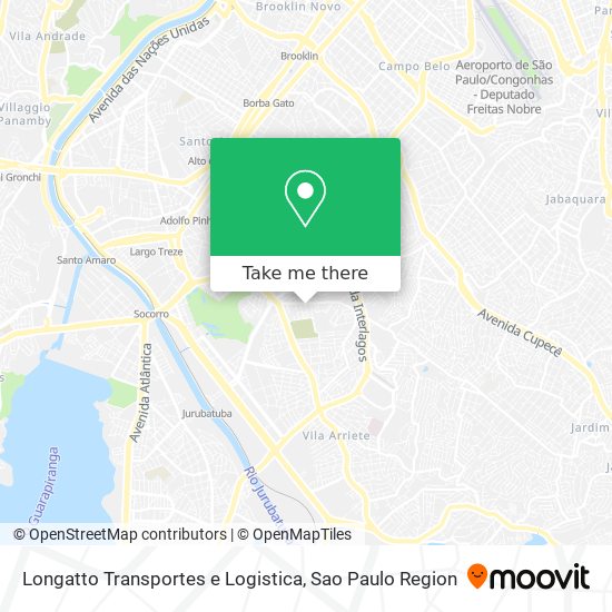 Longatto Transportes e Logistica map