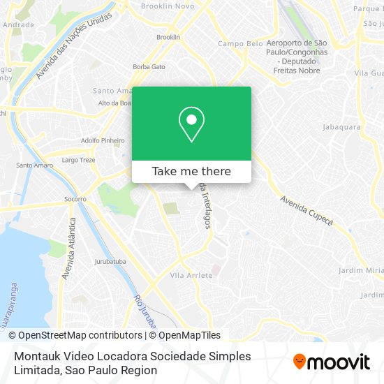 Mapa Montauk Video Locadora Sociedade Simples Limitada
