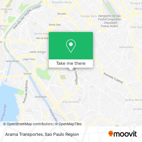 Mapa Arama Transportes