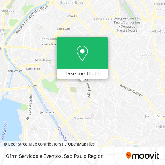 Mapa Gfrm Servicos e Eventos