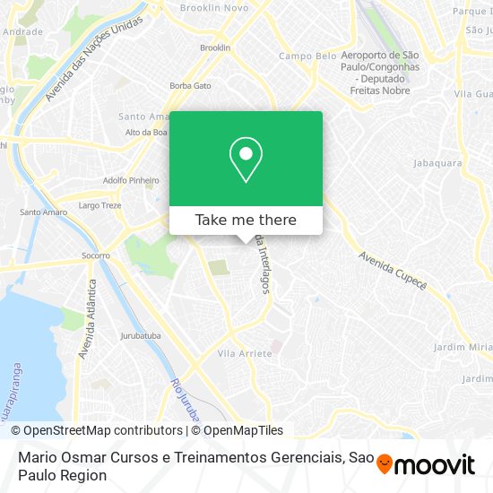 Mario Osmar Cursos e Treinamentos Gerenciais map