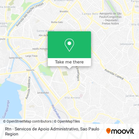 Rtn - Servicos de Apoio Administrativo map