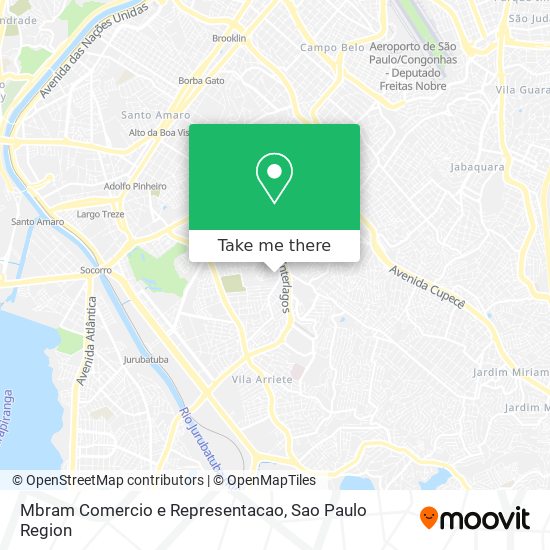 Mapa Mbram Comercio e Representacao