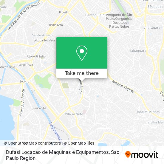 Dufasi Locacao de Maquinas e Equipamentos map