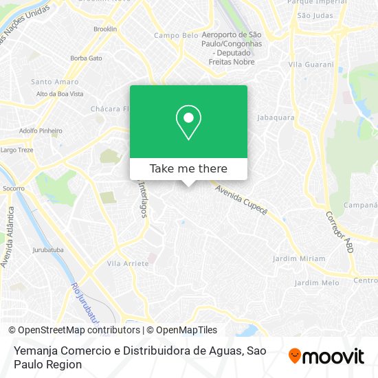 Yemanja Comercio e Distribuidora de Aguas map