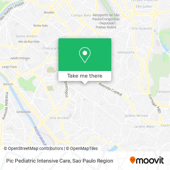 Pic Pediatric Intensive Care map