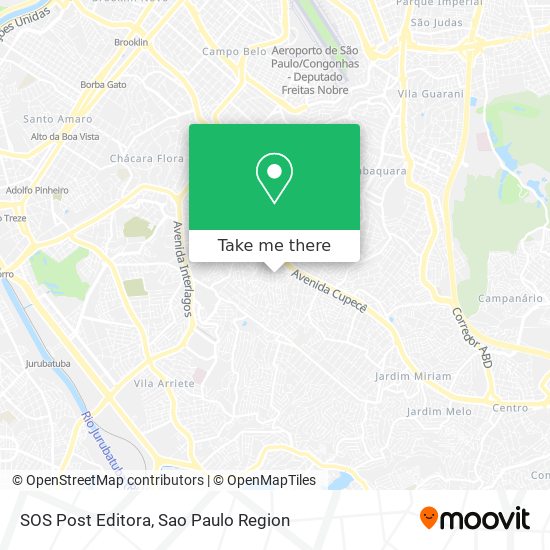 SOS Post Editora map