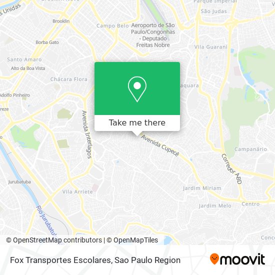 Mapa Fox Transportes Escolares