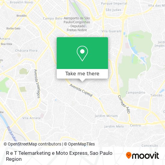 R e T Telemarketing e Moto Express map