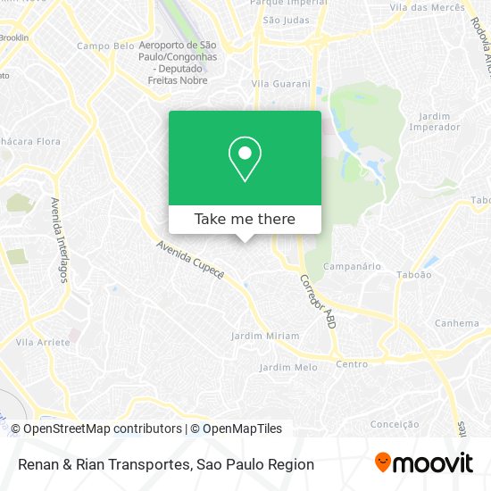 Mapa Renan & Rian Transportes