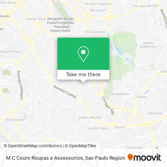 Mapa M C Couro Roupas e Assessorios