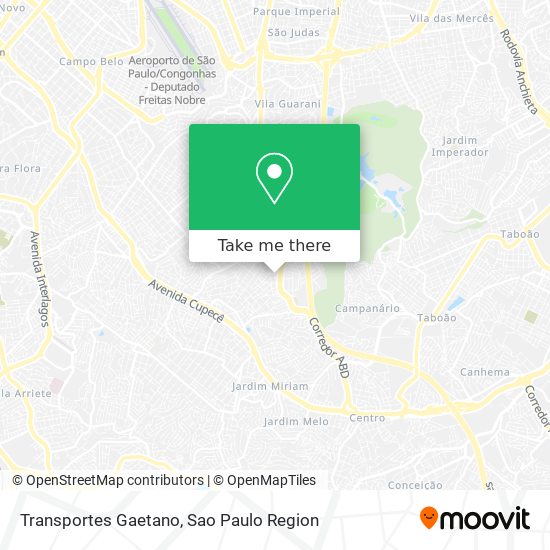 Mapa Transportes Gaetano