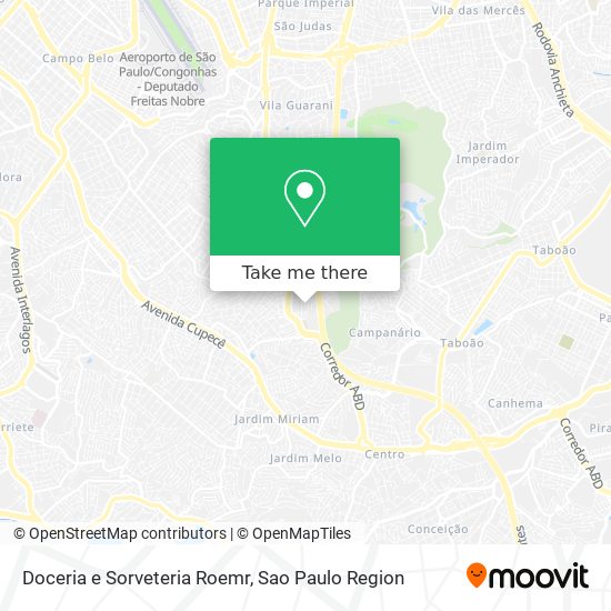 Doceria e Sorveteria Roemr map